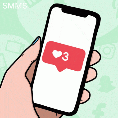 How Animation Services Can Take Your Brand to the Next Level 5 | Promoshin Animation Services Boost Social Media Presence - person holding a phone showing increasing Instagram likes