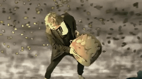 a mixed media animation on a man playing the drums barefoot within a tornado of 2d leaves and lightning 